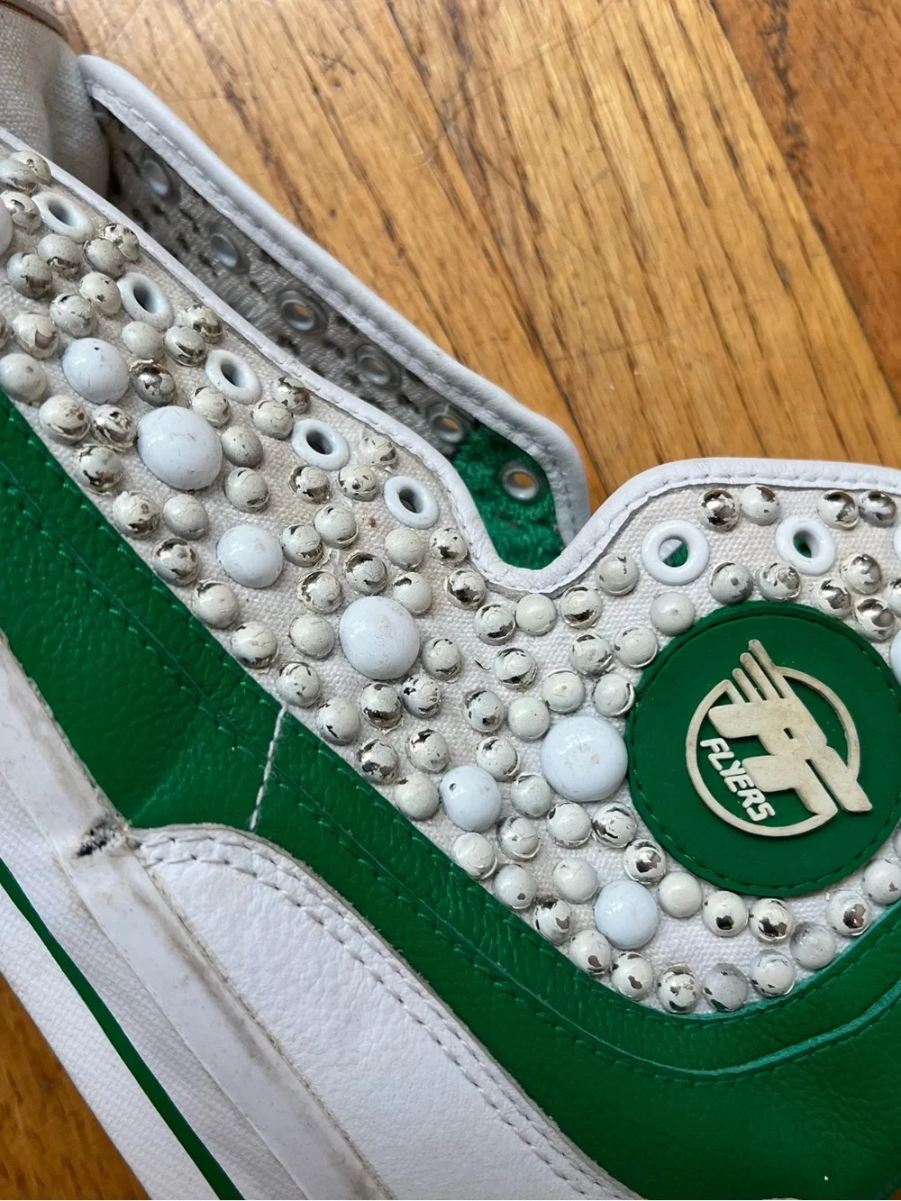 Custom-studded PF Flyers sneakers